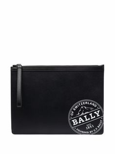 Bally клатч с логотипом