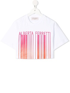 Alberta Ferretti Kids футболка с логотипом