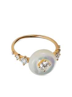 Fernando Jorge кольцо Orbit из желтого золота с бриллиантами