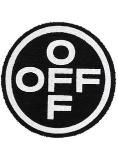 Off-White придверный коврик с логотипом OFF