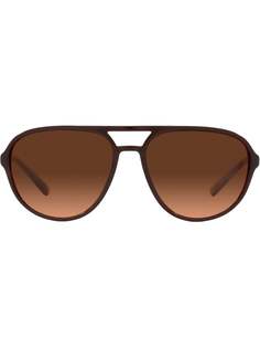 Dolce & Gabbana Eyewear солнцезащитные очки-авиаторы DG Pattern