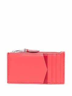 Alexander McQueen картхолдер с контрастной строчкой и логотипом