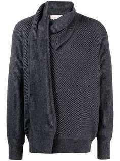 Alexander McQueen джемпер с воротником-шарфом