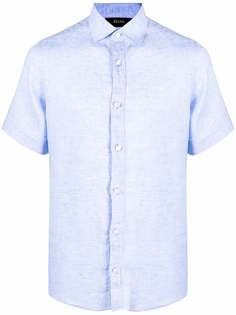 Ermenegildo Zegna рубашка с короткими рукавами