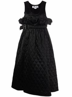 Comme Des Garçons Noir Kei Ninomiya стеганое платье с запахом