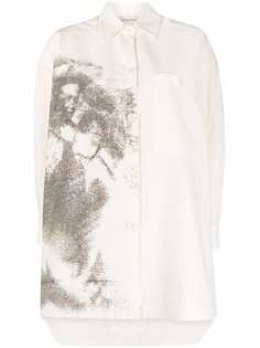 Gentry Portofino рубашка с длинными рукавами и абстрактным принтом