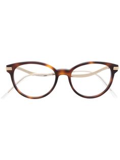 Jimmy Choo Eyewear очки в круглой оправе черепаховой расцветки