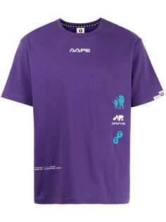 AAPE BY *A BATHING APE® футболка с короткими рукавами и логотипом