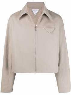 Bottega Veneta однотонная куртка-рубашка