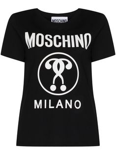 Moschino футболка Double Question Mark
