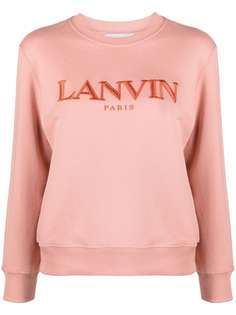 LANVIN толстовка с вышитым логотипом