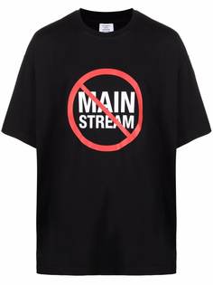 VETEMENTS футболка с принтом Mainstream