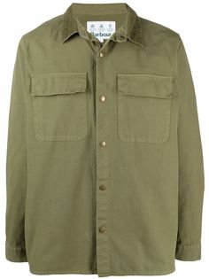 Barbour куртка-рубашка с карманами