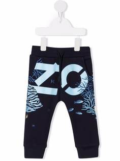 Kenzo Kids спортивные брюки с логотипом