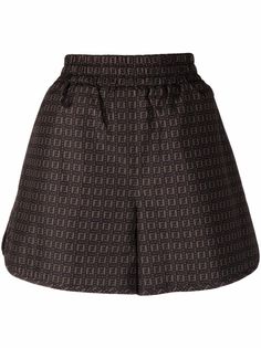 Fendi шорты с логотипом FF