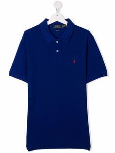 Ralph Lauren Kids рубашка поло с короткими рукавами и вышитым логотипом