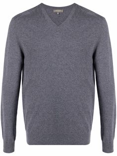 N.Peal кашемировый джемпер с V-образным вырезом