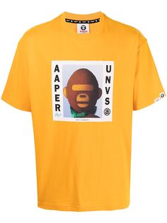 AAPE BY *A BATHING APE® футболка с логотипом