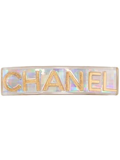 Chanel Pre-Owned заколка для волос 1995-го года с логотипом