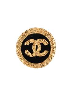 Chanel Pre-Owned брошь 1993-го года с логотипом CC