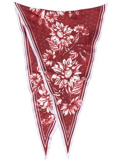 SANDRO платок с цветочным принтом