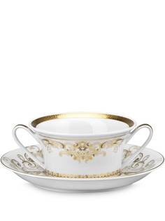 Versace чайная чашка с блюдцем Medusa Gala