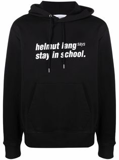 Helmut Lang худи с принтом School