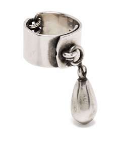 Ann Demeulemeester серебряное кольцо Lock