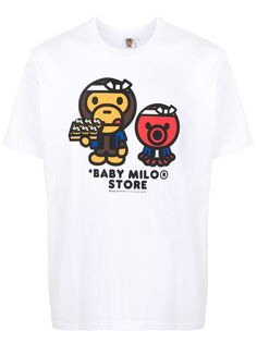 *BABY MILO® STORE BY *A BATHING APE® футболка с логотипом
