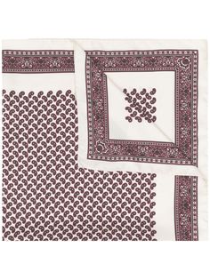 Saint Laurent платок с принтом