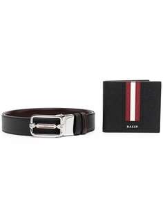 Bally подарочный набор с кошельком и ремнем