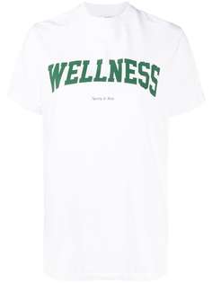 Sporty & Rich футболка с принтом Wellness