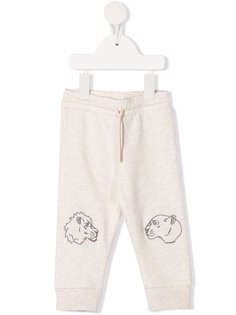 Kenzo Kids спортивные брюки с вышивкой