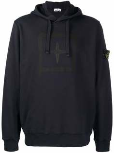 Stone Island худи с вышитым логотипом