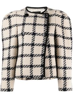 Isabel Marant двубортное пальто в клетку