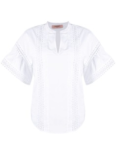 TWINSET блузка с английской вышивкой