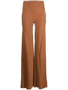 Rick Owens Lilies расклешенные брюки