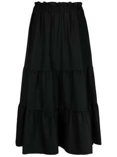 Comme Des Garçons Noir Kei Ninomiya расклешенная юбка миди
