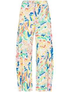 Pleats Please Issey Miyake широкие брюки Playing