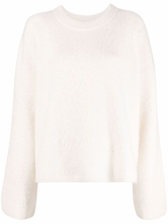 Totême джемпер свободного кроя с круглым вырезом Toteme