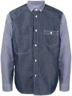 Junya Watanabe MAN рубашка в клетку гингем