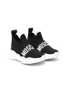 Moschino Kids слипоны с логотипом