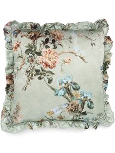 Preen By Thornton Bregazzi подушка с цветочным принтом и оборками