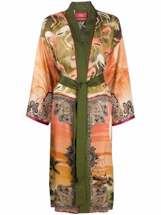 F.R.S For Restless Sleepers кимоно с графичным принтом