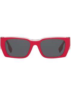 Burberry Eyewear солнцезащитные очки в прямоугольной оправе с логотипом