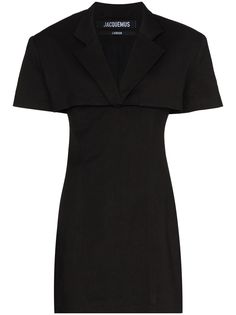 Jacquemus платье мини La Gardian с короткими рукавами