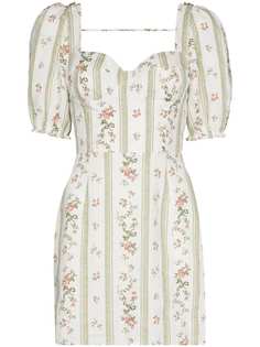 Reformation платье мини Spring с цветочным принтом