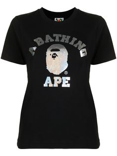 A BATHING APE® футболка с логотипом Bape