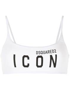 Dsquared2 бюстгальтер-бралетт с логотипом