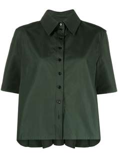 Jil Sander рубашка с короткими рукавами и складками